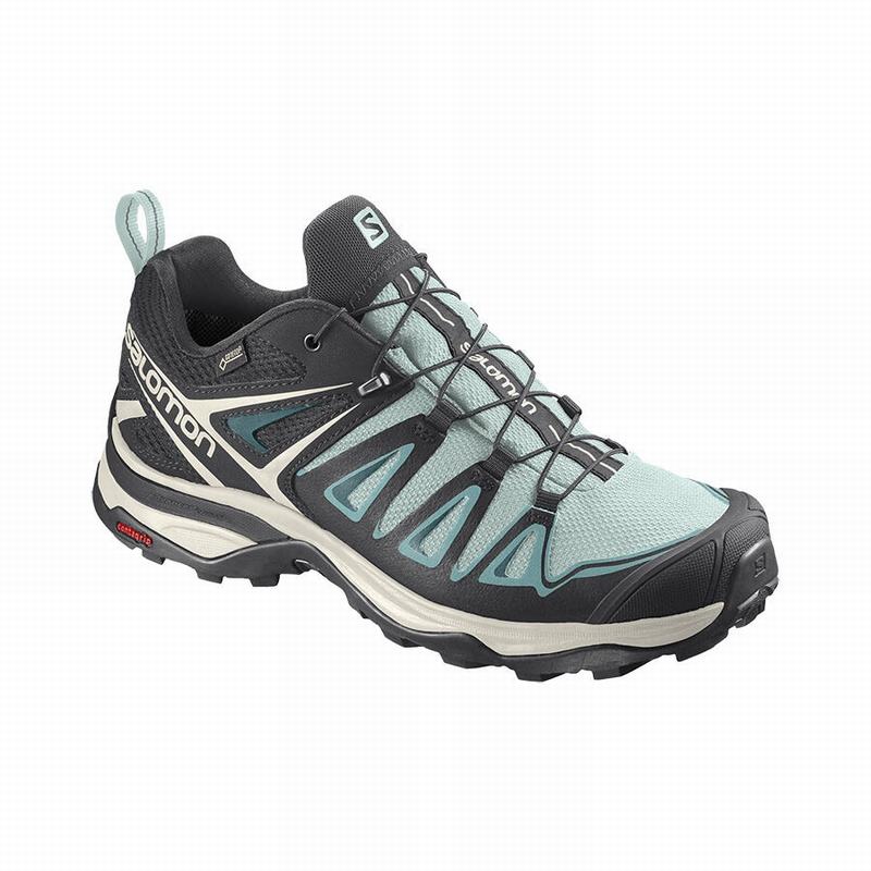 Zapatillas Trekking Salomon Mujer Turquesa - Salomon Argentina X ULTRA 3 GORE-TEX ,852730-AFD